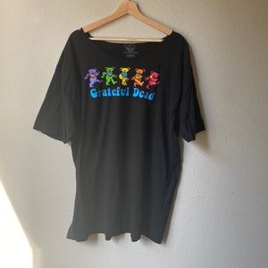 Black Grateful Dead dancing bears tshirt